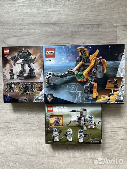 Конструкторы lego Star Wars, Marvel 76277, 76254