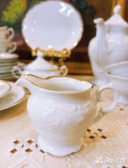 Сервиз кофейный фарфор Wawel Старая Польша 1950-е