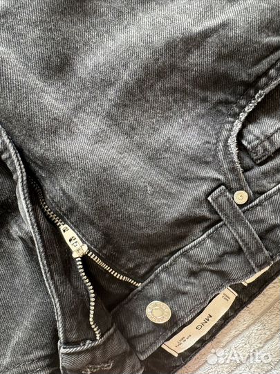 Джинсы mango черные женские