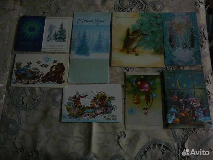 Открытки Новогодние СССР и др., Путеводители