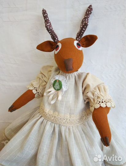 Ручная работа игрушка Олень сканди- стиль