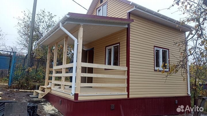 Строительство дачный дом 4х4м