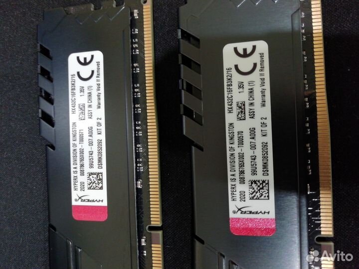 DDR4 16gb Kingston HyperX Fury 3200Mhz CL16