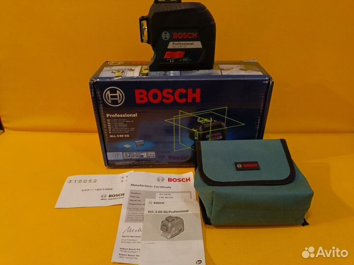 Лазерный нивелир Bosch GLL 3-60 XG