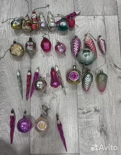 Елочные игрушки СССР