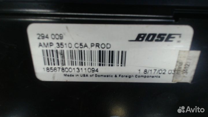 Усилитель звука Audi A6 (C5), 2002