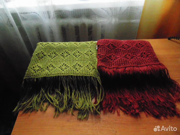 Шарфы ручной вязки