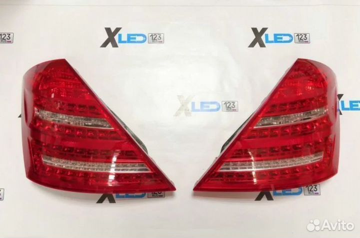 Фонарь левый правый Mercedes S W221 рестайлинг