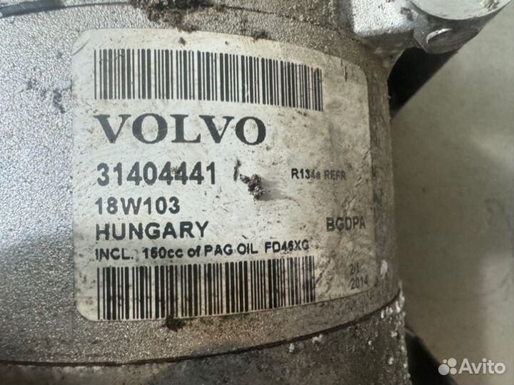 Компрессор кондиционера Volvo S60 B4164T