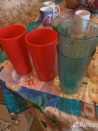 Пластиковые стаканы многоразовые