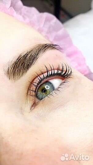 Ламинирование ресниц и бровей