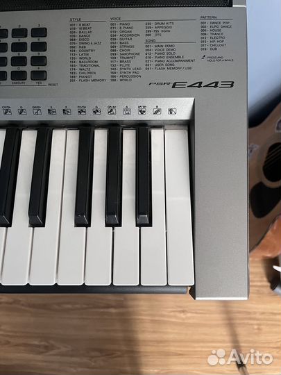 Синтезатор yamaha psr e443