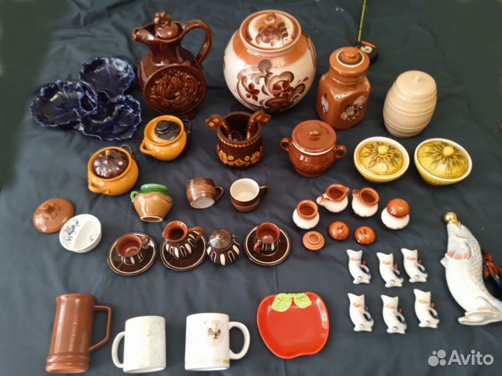 Керамика Фаянс Посуда Ёмкости. СССР и не только