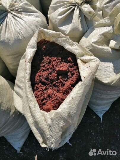 Конский перегной, чернозем, опилки
