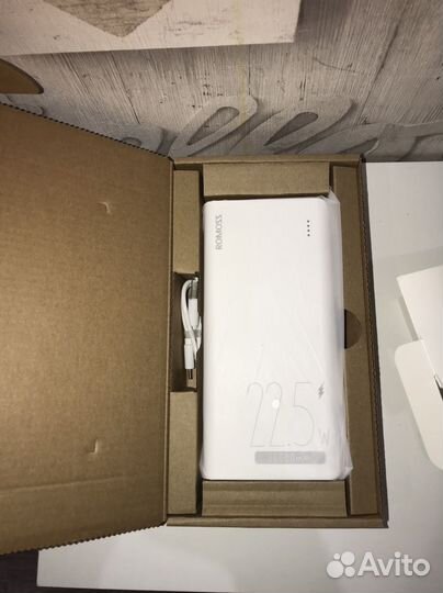 Внешний аккумулятор повербанк Romoss 30000mah