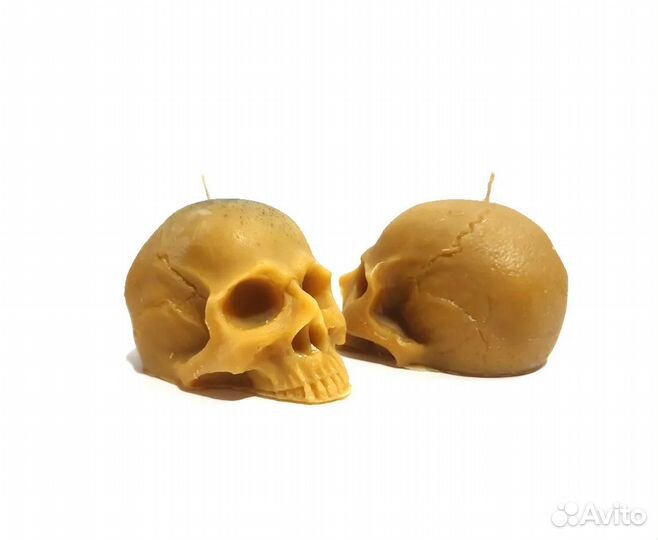 Свеча Череп Магическая для оккультных сеансов