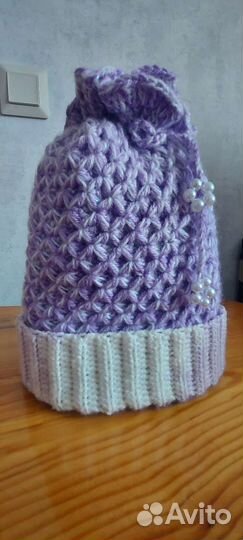 Шапка зимняя для девочки 50