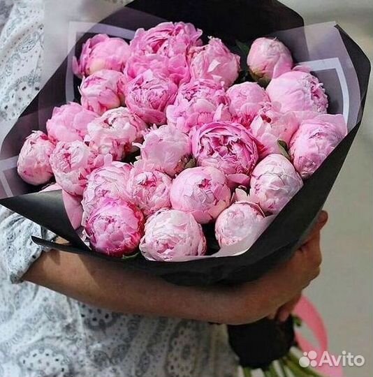 Пионы Розы Доставка