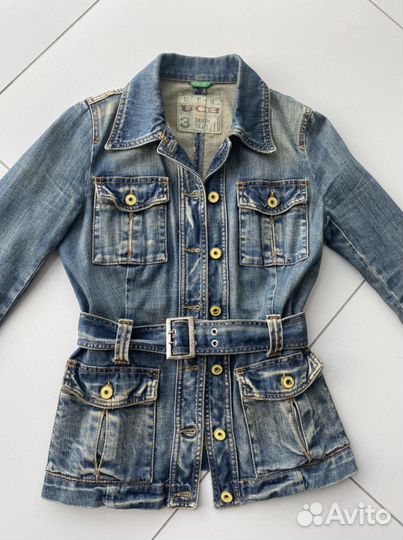 Джинсовый пиджак женский