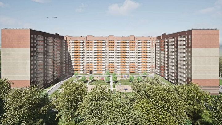 2-к. квартира, 46,2 м², 7/13 эт.