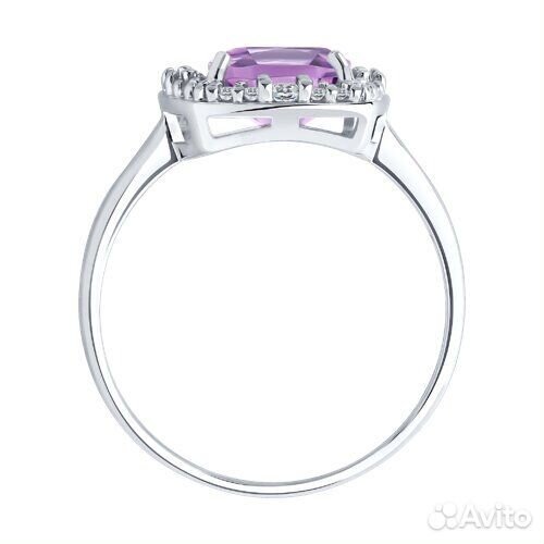 Кольцо sokolov из серебра, 92014640, р.17