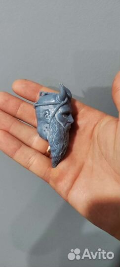 Мимир 3d модель, брелок голова