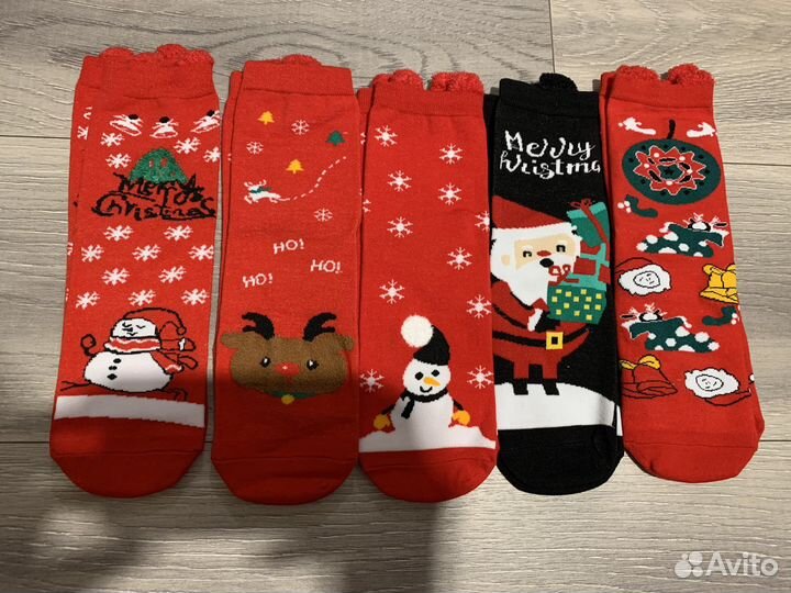 Носки женские новогодние