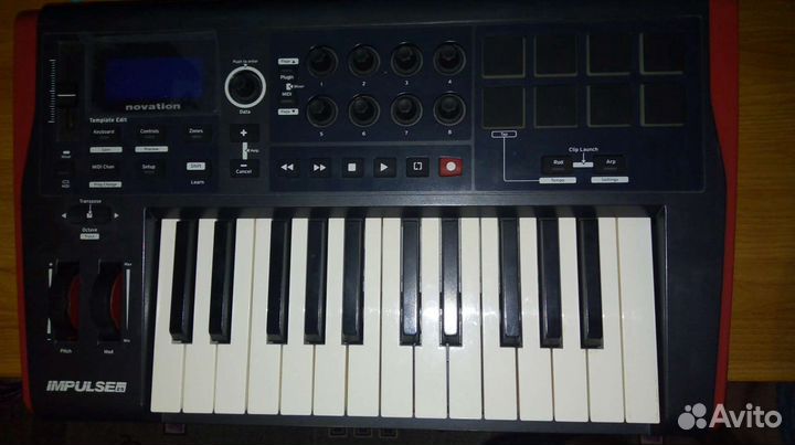 Миди клавиатура Novation impulse 25+шнуры+