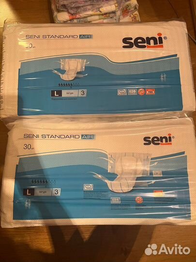 Подгузники для взрослых Seni Standard Air