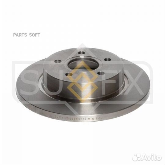 Sufix FX1147 Диск тормозной зад прав/лев