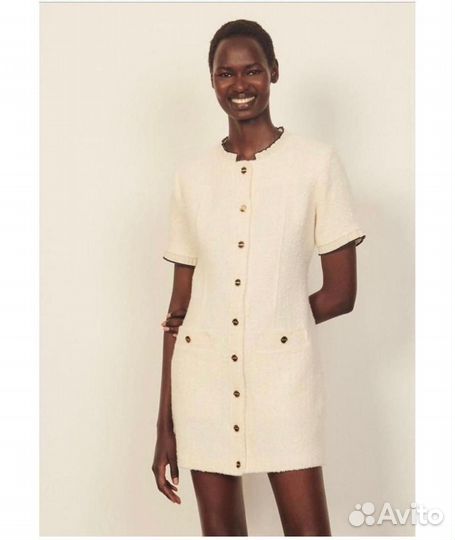 Твидовое платье Sandro