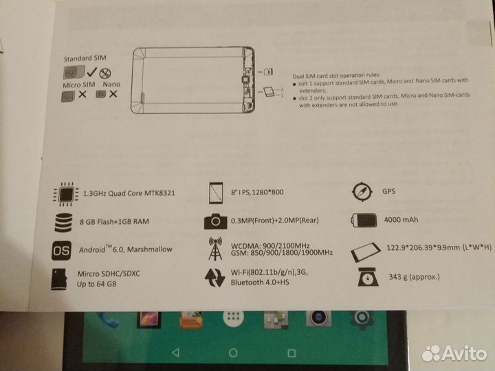 Планшет prestigio grace 3118 3g