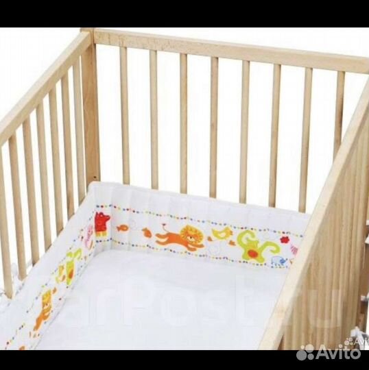 Бортики в кроватку детскую IKEA