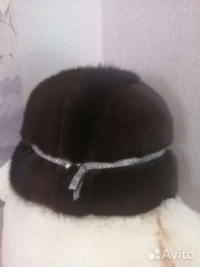 Шапка норковая женская