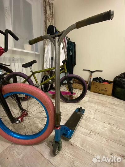 Трюковой кастом самокат