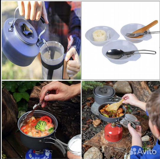 Набор посуды для кемпинга
