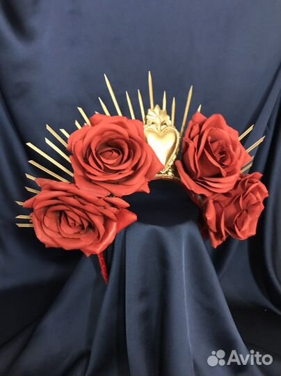 Корона Диадема Розы Лучи