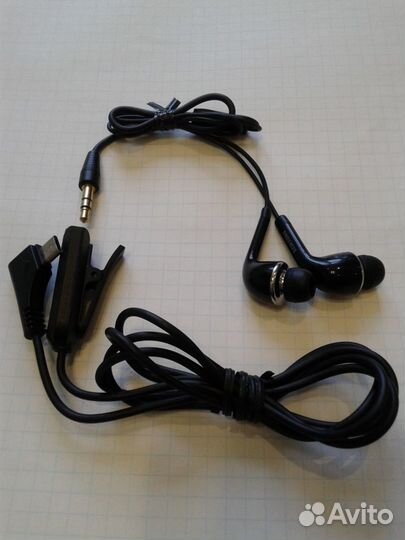 Стерео гарнитура (наушники) для Samsung, micro USB