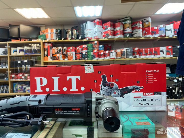 Штроборез PWC125-C 1400BT