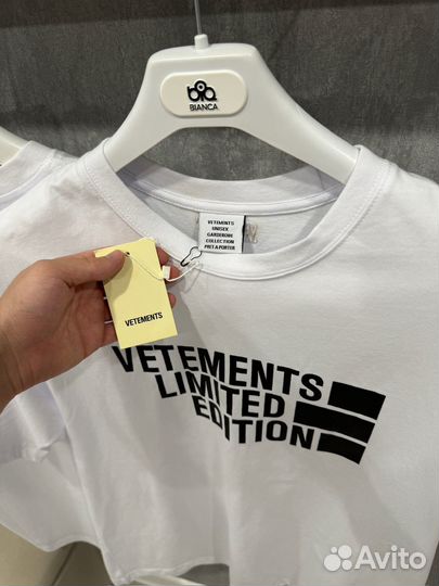 Футболка vetements limited edition