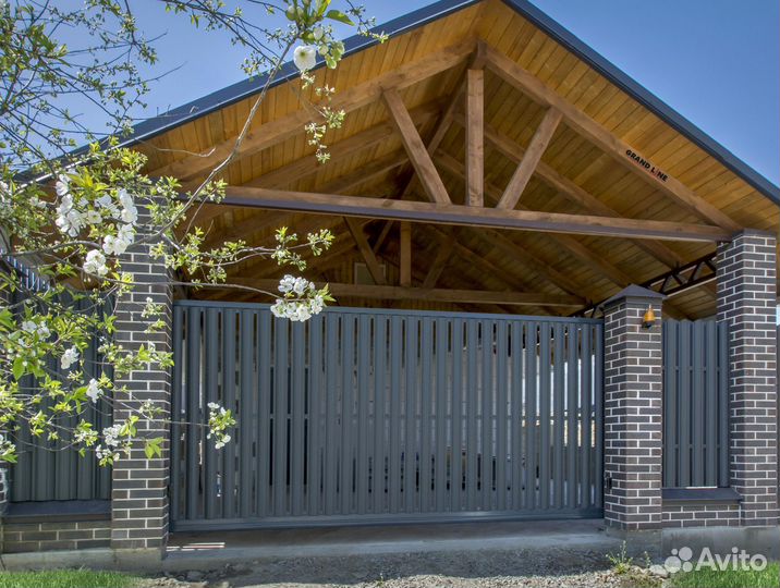 Металлический штакетник / Евроштакетник