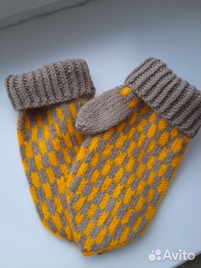 Варежки женские зимние