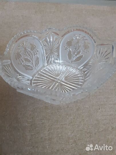 Хрустальные салатники СССР