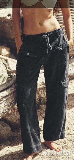 Брюки карго zara, S