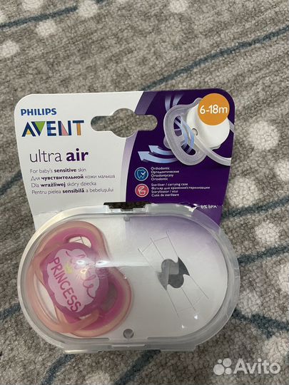 Пустышка avent 6 18