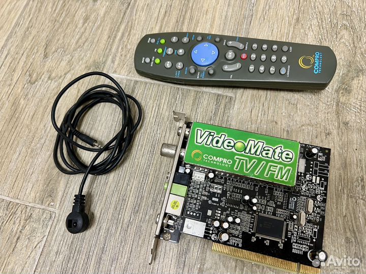 Тв-тюнер PCI для пк Compro VideoMate TV/FM