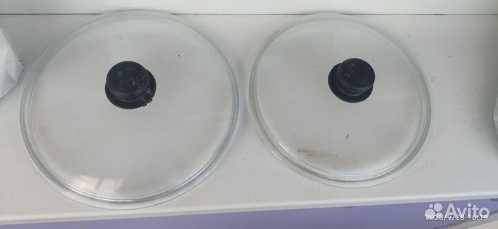 Стеклянные крышки к сковородам