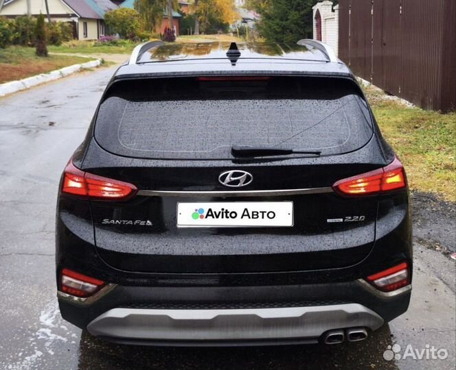 Hyundai Santa Fe 2.2 AT, 2019, 153 100 км