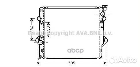 Радиатор охлаждения Toyota Land Cruiser 120 30