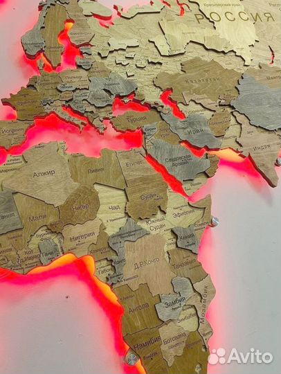 Декоративная карта России